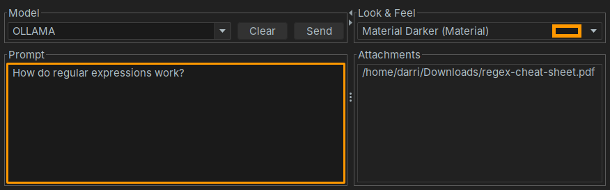 chat edit panel